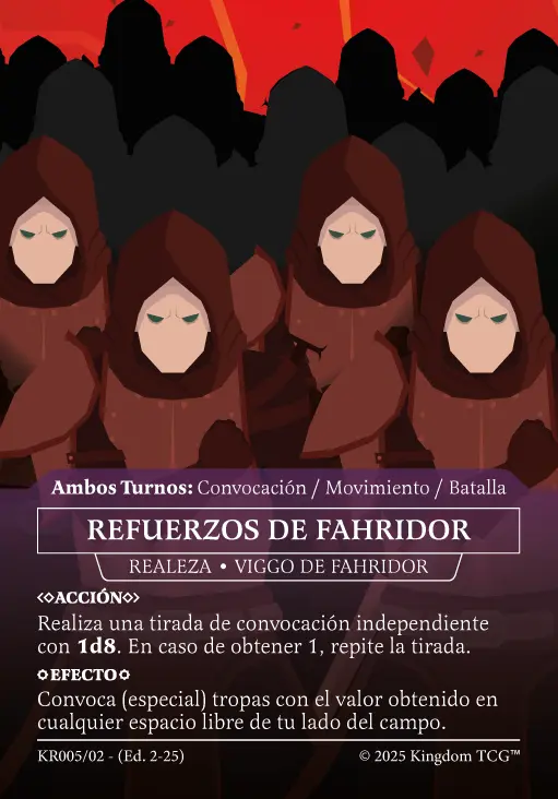 REFUERZOS DE FAHRIDOR