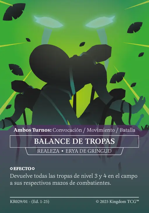BALANCE DE TROPAS