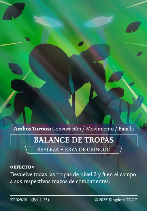 BALANCE DE TROPAS