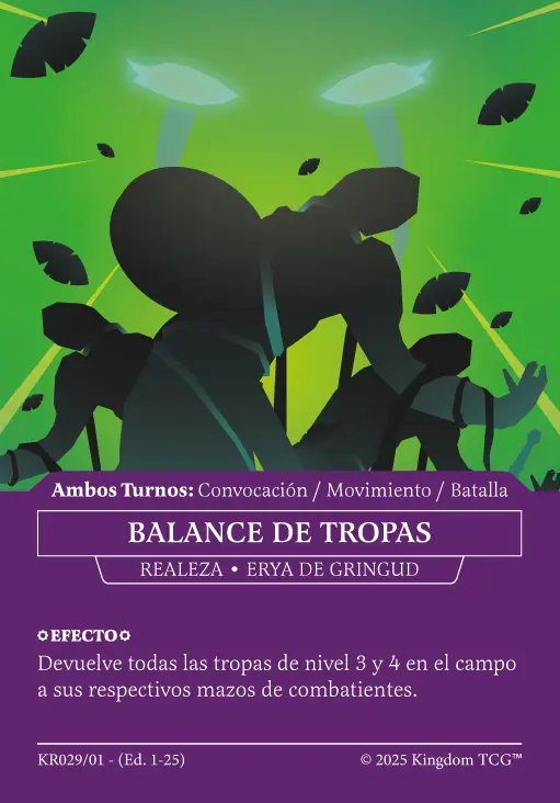 BALANCE DE TROPAS